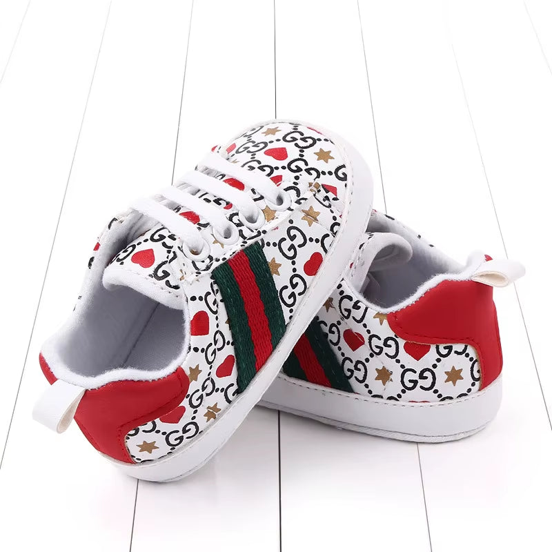 New Baby Shoes Fashion Soft Sole Boys' Shoes 0-12 Months Baby Walking Shoes 1-Year Old Baby Shoes Kids Shoes Boys