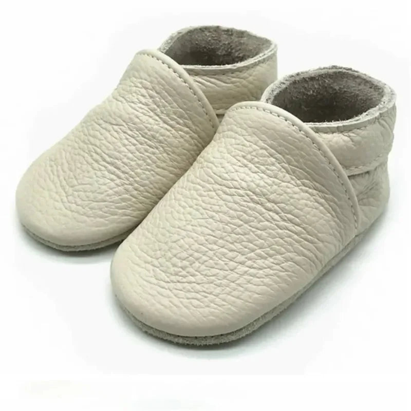 Genuine Leather Baby Shoes 2025 Summer Infant Toddler Baby Shoes Moccasins Shoes First Walker Soft Sole Crib Baby Boy Shoes